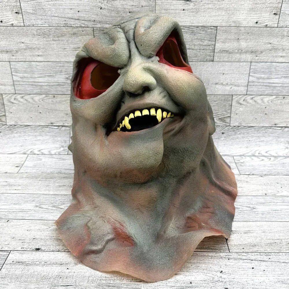 2000 The Paper Magic Group Halloween Scary Goblin Rubber Mask w/Teeth